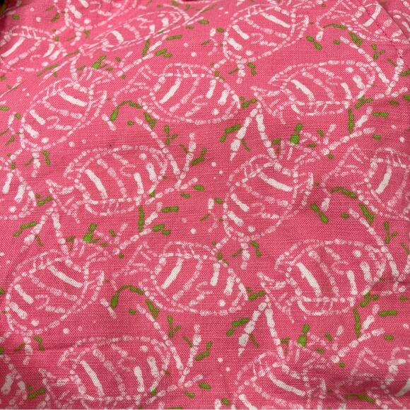 Vineyard Vines | Pink Fish Pattern Shorts Summer Colorful Vacation 100% Cotton 4 - Picture 2 of 7